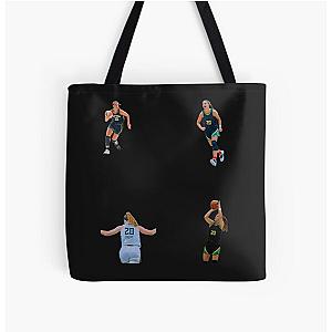 Sabrina Ionescu Sticker Set T-Shirt All Over Print Tote Bag