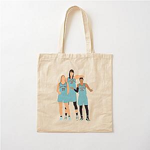 New York Liberty WNBA Sabrina Ionescu Asia Durr Cotton Tote Bag