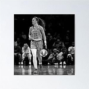 Sabrina Ionescu - Black Poster