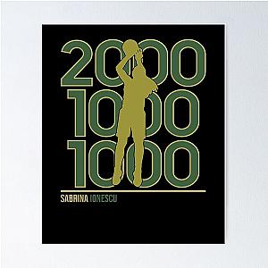 Sabrina Ionescu Basketball Liberty Shirt Poster