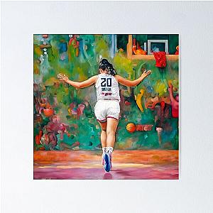 Sabrina Ionescu - Paint Poster