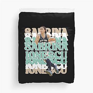 Echo Series: Sabrina Ionescu Dark Duvet Cover