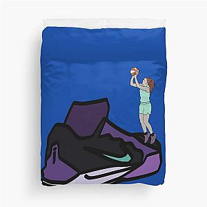 Sabrina Ionescu Shoe Minimalist Duvet Cover