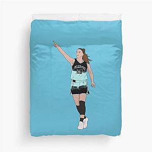 Sabrina Ionescu Women's Basketball Duvet Cover