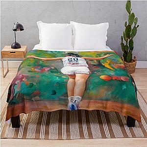 Sabrina Ionescu Paint Throw Blanket