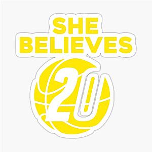 She Believes Sabrina Ionescu Sticker