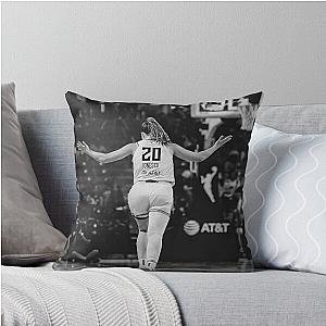 Sabrina Ionescu - Black Throw Pillow