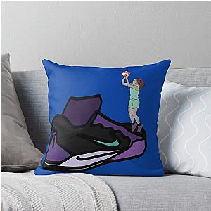 Sabrina Ionescu 1 Shoe Minimalist Throw Pillow