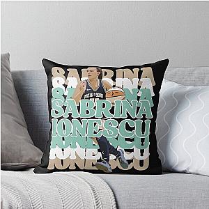 Echo Series: Sabrina Ionescu Throw Pillow