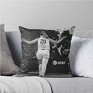 Sabrina Ionescu Black Throw Pillow