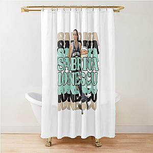 Echo Series: Sabrina Ionescu Light Shower Curtain