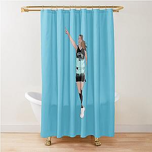 Sabrina Ionescu Womens Basketball Shower Curtain