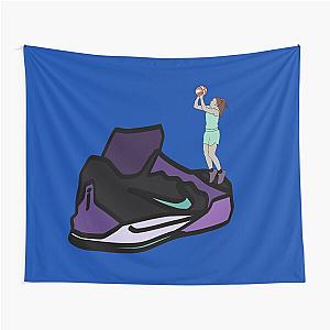 Sabrina Ionescu 1 Shoe Minimalist Tapestry