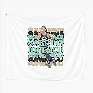 Echo Sabrina Ionescu Light Background Tapestry