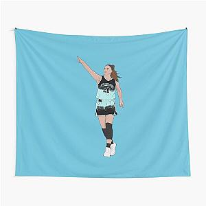 Sabrina Ionescu Womens Basketball Tapestry