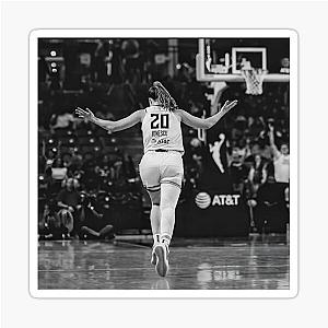 Sabrina Ionescu - Black and White Sticker