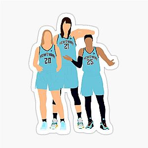 New York Liberty WNBA Sabrina Ionescu Han Xu Asia Durr Sticker