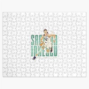 Sabrina Ionescu Jigsaw Puzzle T-Shirt