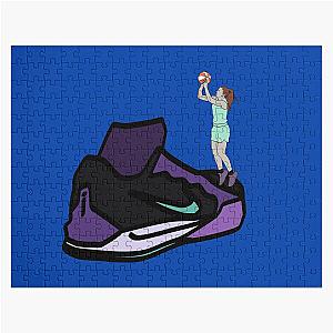Sabrina Ionescu Shoe Minimalist Jigsaw Puzzle