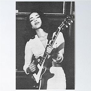 Sade playing the guitar Poster