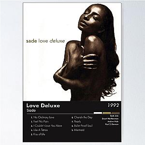 Sade - Love Deluxe - Album Card (Dark) Poster