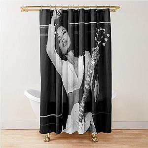 Guitar sade photo aesthetic Shower Curtain