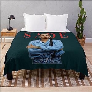 Sade Adu Graphic Throw Blanket