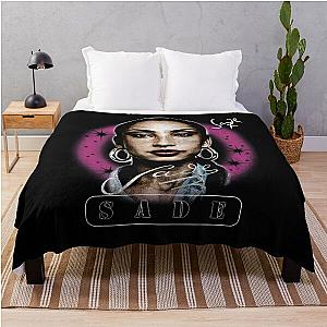 Sade Diamond Vintage Singer Tour Concert Throw Blanket