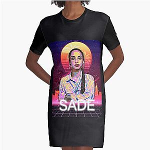 Sade Adu T-Shirt80's Poster Sade Adu Graphic T-Shirt Dress