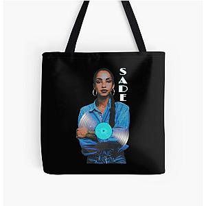 Sade Homage  Sade Singer  Vintage Retro Tee All Over Print Tote Bag