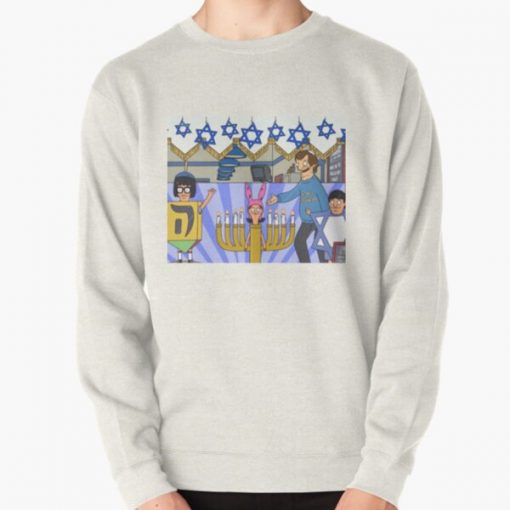 Bob's Burgers Says Happy Hanukkah Pullover Sweatshirt RB0902 product Offical bob burger Merch