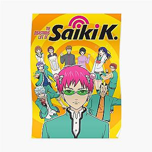 The Disastrous Life of Saiki K. Poster Designs Poster RB0307