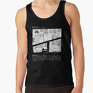 Kuniharu Saiki The Disastrous Life of Saiki K Saiki Kusuo no Sainan Manga Text Design Tank Top RB0307