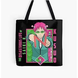 The Disastrous Life of Saiki K. - Saiki Kusuo All Over Print Tote Bag RB0307