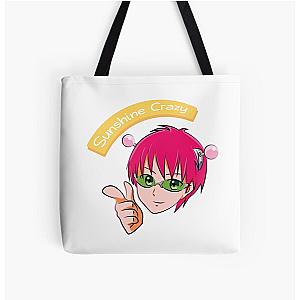 Saiki K - Sunshine Crazy All Over Print Tote Bag RB0307