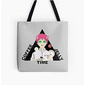 Coffee Jelly Time! - Saiki K All Over Print Tote Bag RB0307