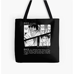 Kusuo Saiki The Disastrous Life of Saiki K Saiki Kusuo no Sainan Manga Text Design All Over Print Tote Bag RB0307