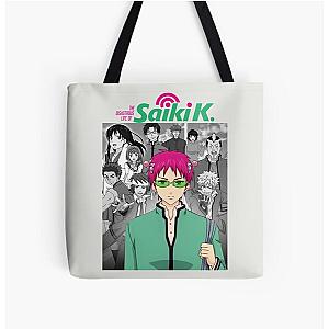 Saiki K Life All Over Print Tote Bag RB0307