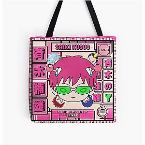 Saiki Kusuo - The Disastrous Life of Saiki K. All Over Print Tote Bag RB0307