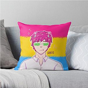 Saiki K Pansexual Pride Throw Pillow RB0307