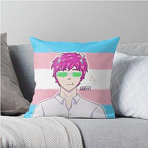 Saiki K Transgender Pride Throw Pillow RB0307