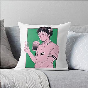 Saiki K Throw Pillow RB0307