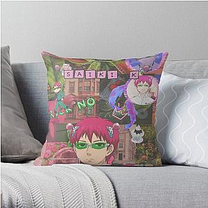 Saiki K Aesthetic Throw Pillow RB0307