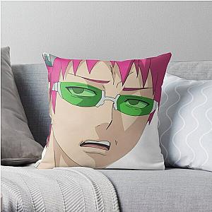 The Disastrous Life of Saiki K. Face Design Throw Pillow RB0307