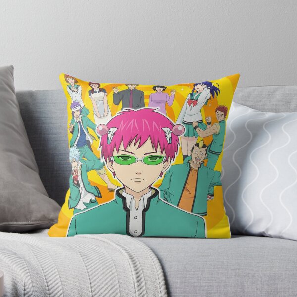 The Disastrous Life of Saiki K. Poster Designs Throw Pillow RB0307 - The Disastrous Life Of Saiki K Merch
