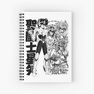 Athena no Saint (black) Spiral Notebook