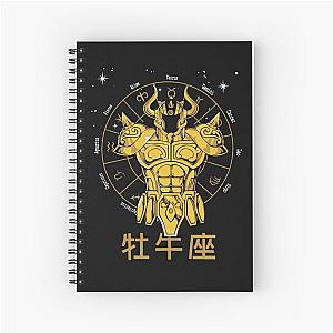 TAURUS CLOTH -  ALDEBARAN GOLD CLOTH SAINT SEIYA Spiral Notebook