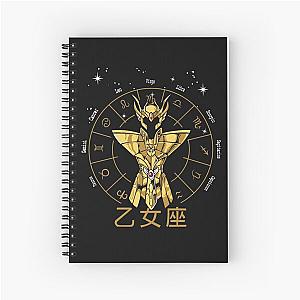 VIRGO CLOTH - SHAKA GOLD CLOTH SAINT SEIYA Spiral Notebook