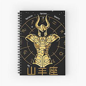 CAPRICORN CLOTH - SHURA GOLD CLOTH SAINT SEIYA Spiral Notebook