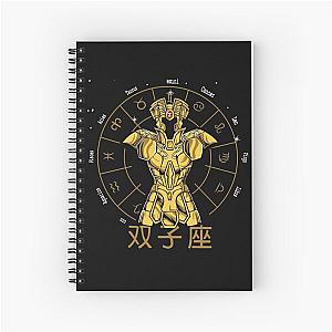 GEMINI CLOTH - MU GOLD CLOTH SAINT SEIYA Spiral Notebook